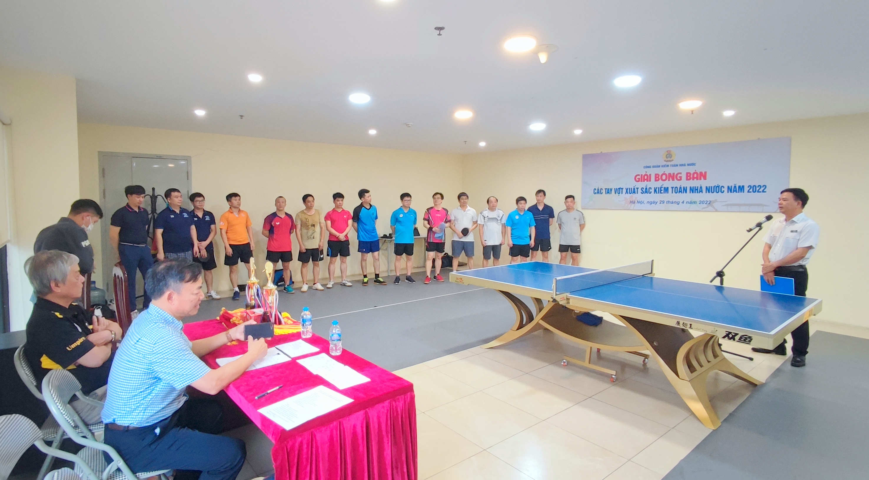 Công đoàn KTNN tổ chức thành công giải bóng bàn các tay vợt xuất sắc năm 2022